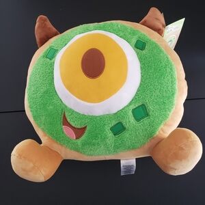 Disney Munchlings Scented Mike Wazowski Avocado Breakfast Bagel Plush NWT